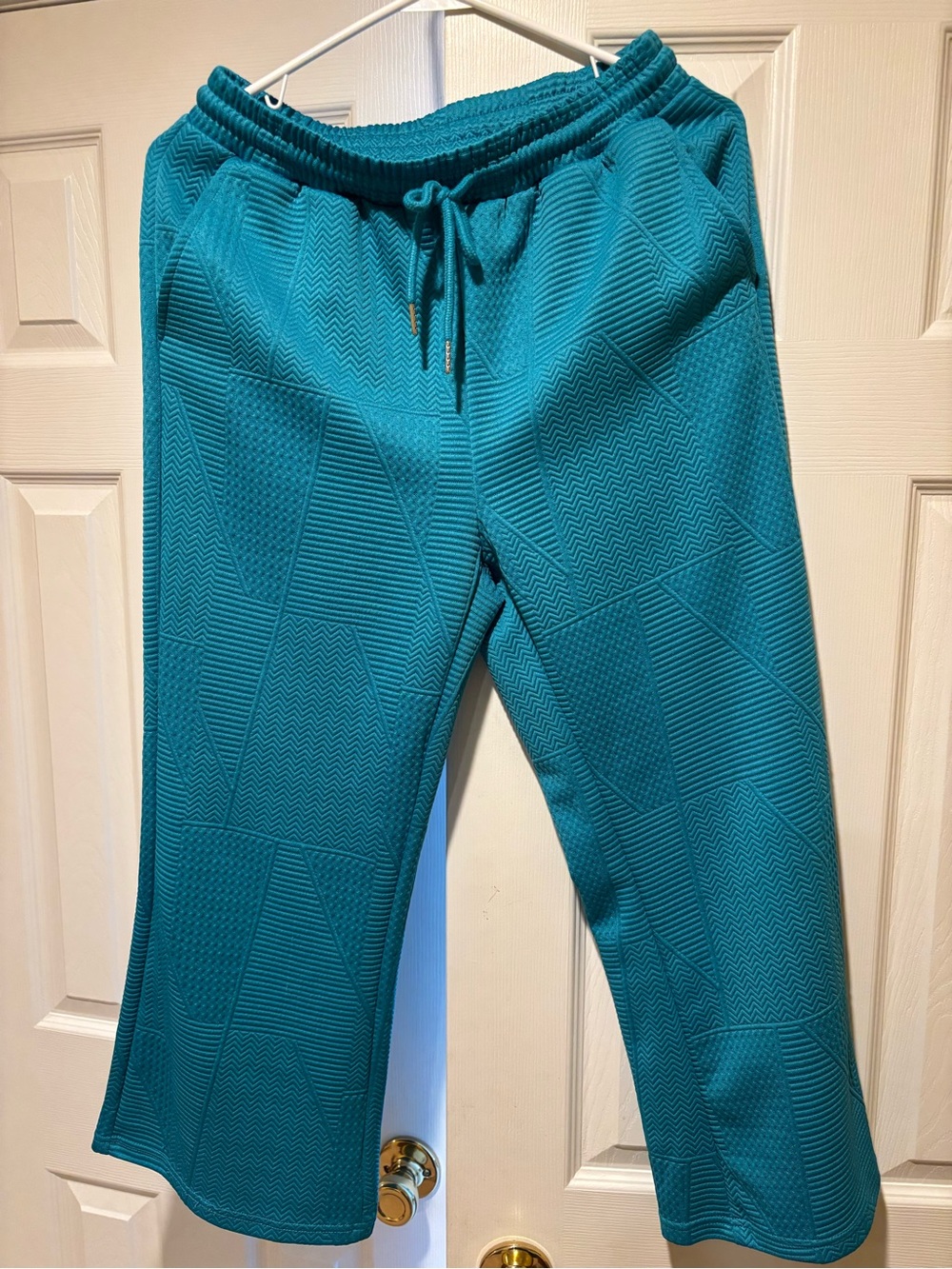 Women’s Teal Textured 2-pc Set - - Picture 3 of 3